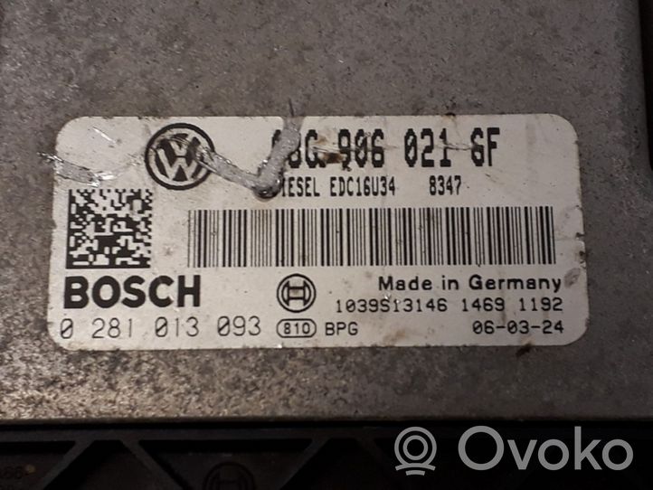 Volkswagen Golf Plus Variklio valdymo blokas 03G906021SF