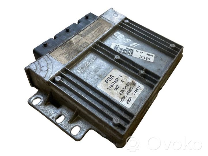 Citroen Berlingo Sterownik / Moduł ECU 9646989080