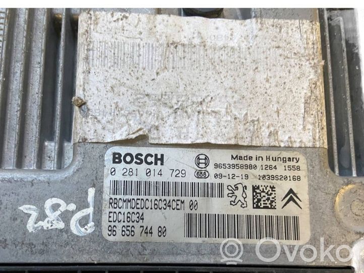 Citroen C4 I Calculateur moteur ECU 9665674480