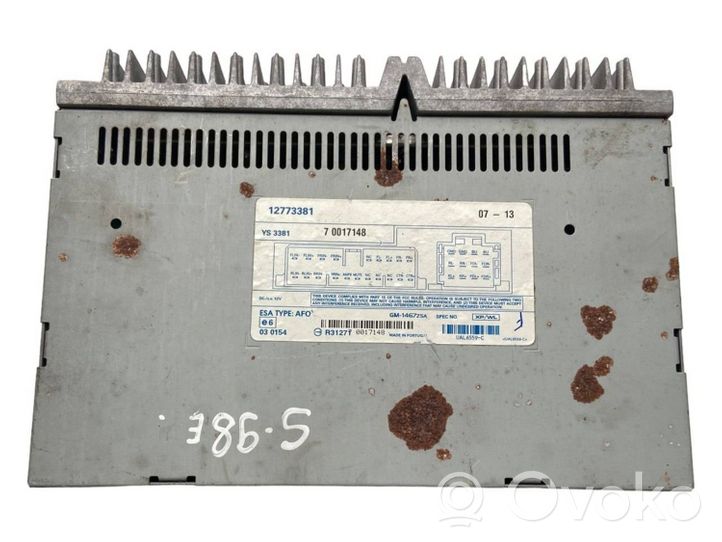 Saab 9-3 Ver2 Amplificateur de son 12773381