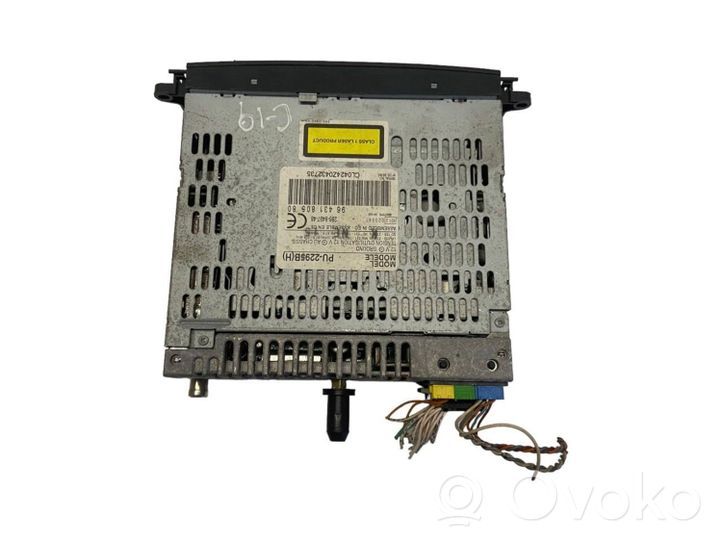 Audi A6 S6 C5 4B Radio / CD/DVD atskaņotājs / navigācija 9643180580