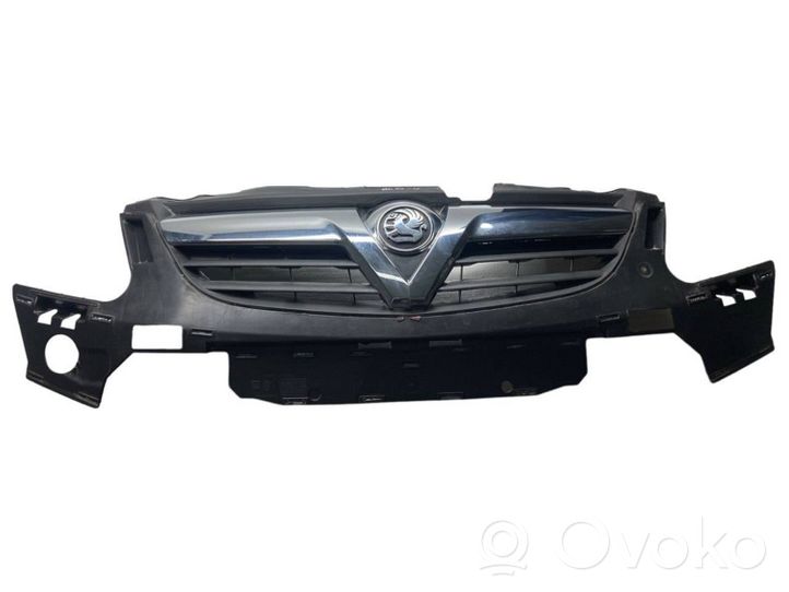Opel Corsa D Front bumper upper radiator grill 13179940