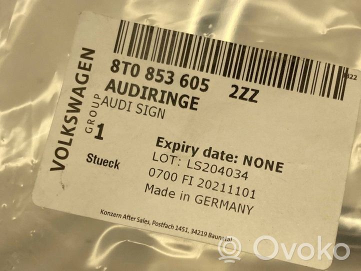 Audi A3 S3 8V Valmistajan merkki/logo/tunnus 8T0853605