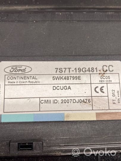 Ford Mondeo MK IV Sterownik / Moduł centralnego zamka 7S7T19G481CC