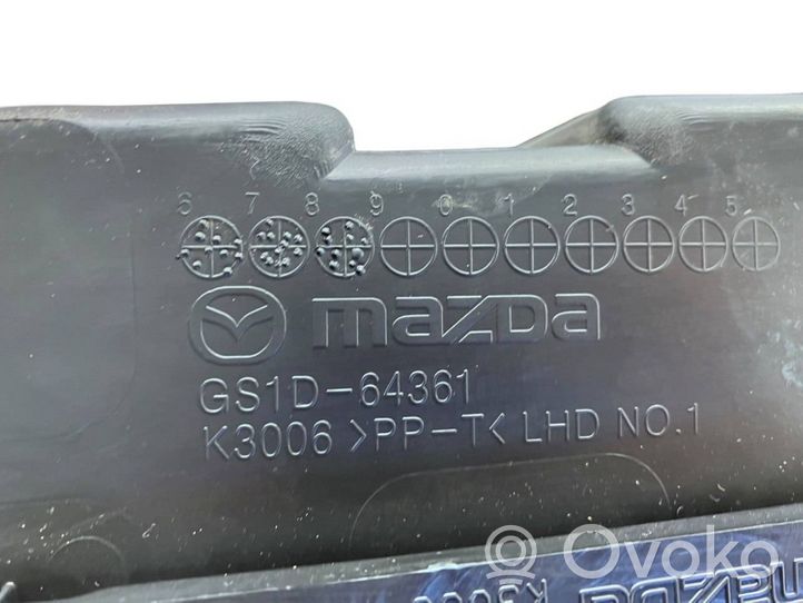 Mazda 6 Boîte à gants de rangement pour console centrale GS1D64361