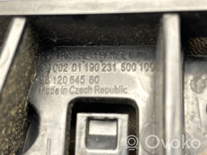 Citroen C3 Support de montage de pare-chocs avant 9812064580