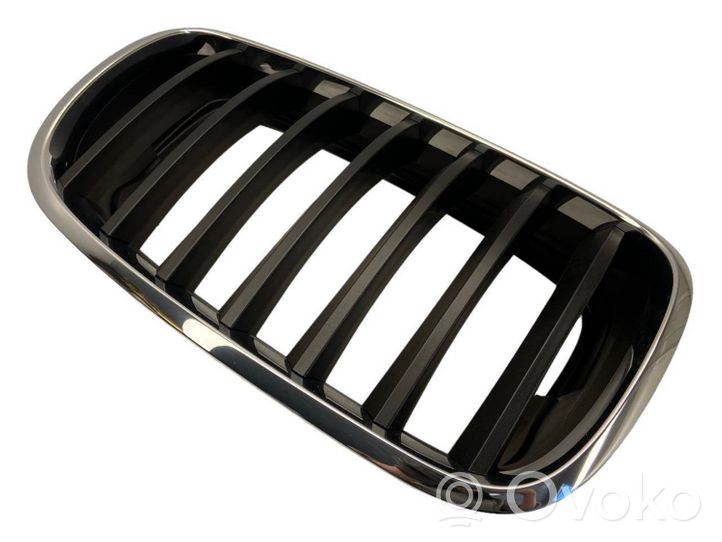 BMW X5 E70 Grille calandre supérieure de pare-chocs avant 51137171396