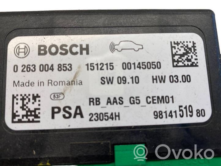 Citroen C4 Cactus Sterownik / Moduł parkowania PDC 9814151980