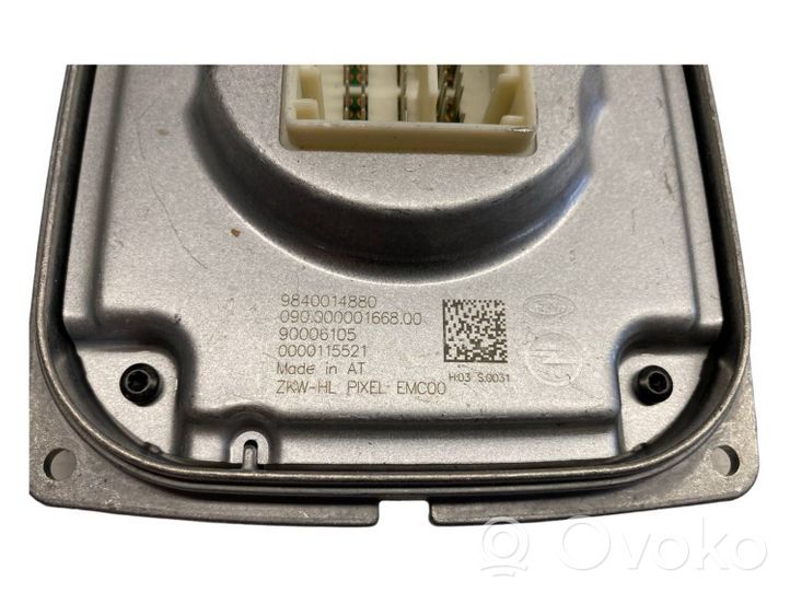 Opel Astra K LED ballast control module 9840014880