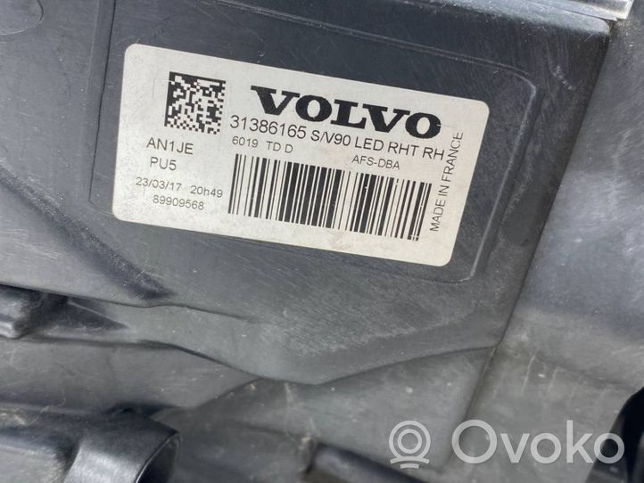 Volvo S90, V90 Scheinwerfer 31386165