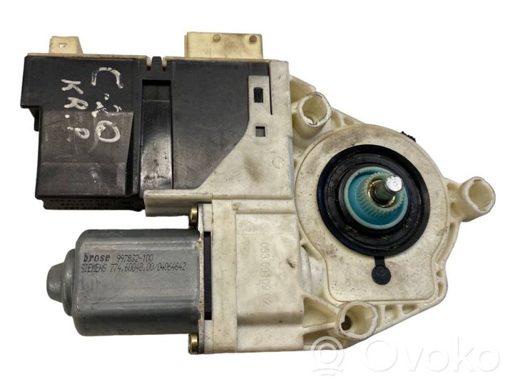 Citroen C4 I Front door window regulator motor 9647442480