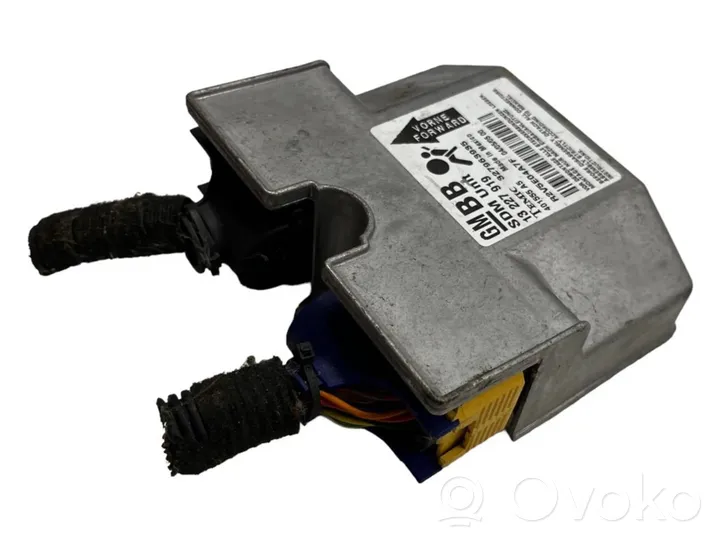 Opel Astra H Module de contrôle airbag 13227919