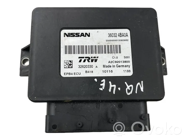 Nissan Qashqai Modulo di controllo del freno a mano 360324BA0A