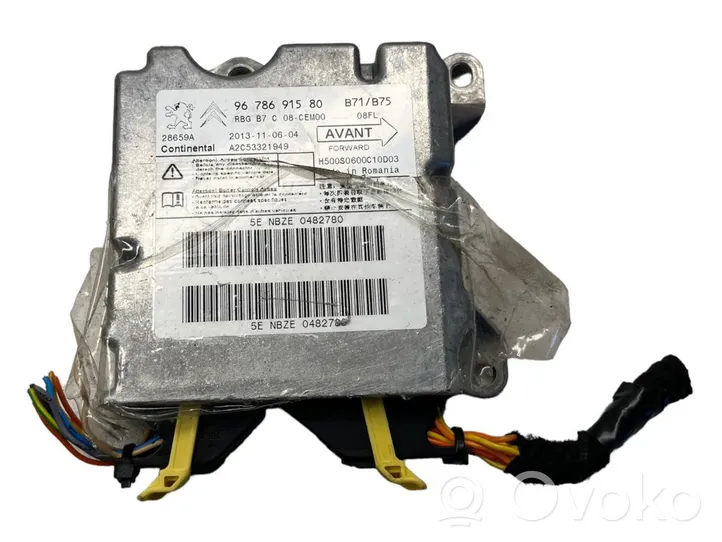 Citroen C4 II Gaisa spilvenu vadības bloks 9678691580