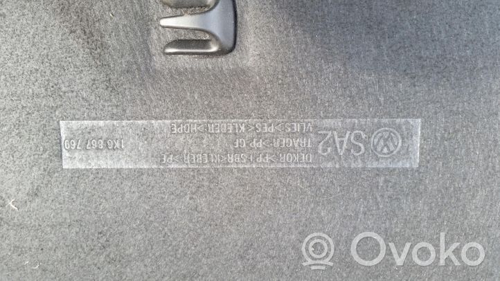 Volkswagen Golf VI Półka tylna bagażnika 2G6867769
