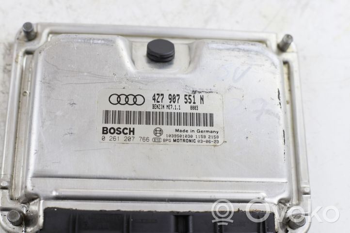 Audi A6 S6 C5 4B Moottorin ohjainlaite/moduuli 4Z7907551N