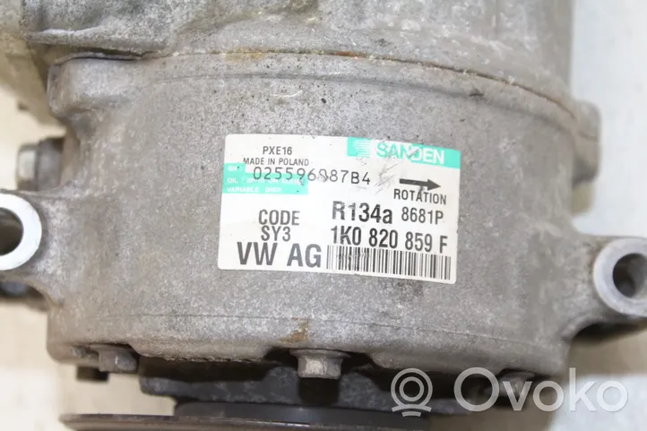 Volkswagen PASSAT B6 Oro kondicionieriaus kompresorius (siurblys) 1K0820859F
