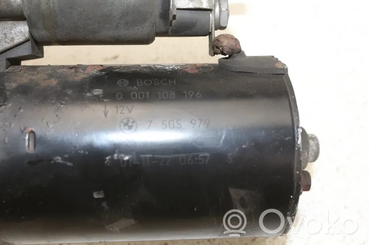 BMW 3 E46 Starter motor 7505979