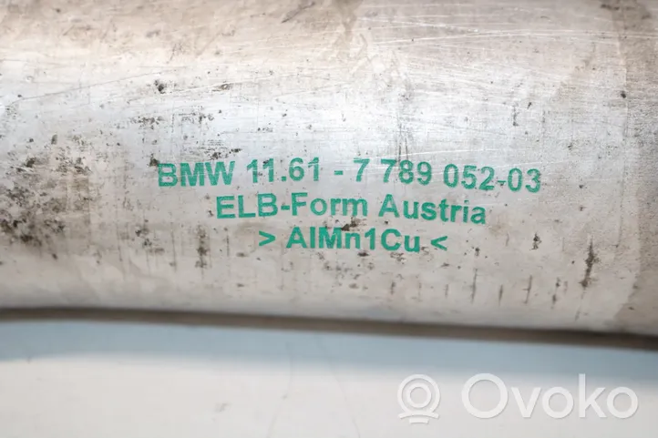 BMW 5 E60 E61 Tube d'admission de tuyau de refroidisseur intermédiaire 7789052