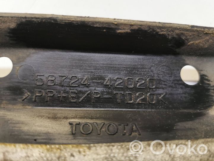 Toyota RAV 4 (XA40) Osłona tylna podwozia pod zderzak 5872442020