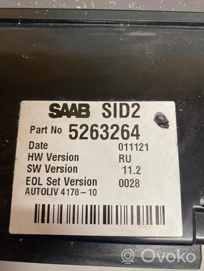 Saab 9-5 Monitor / wyświetlacz / ekran 5263264