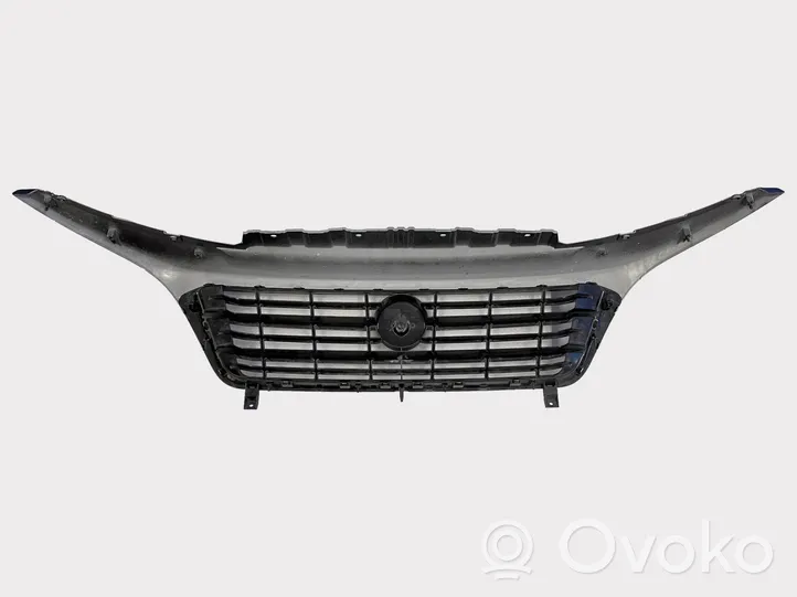 Fiat Ducato Front bumper upper radiator grill 735615924