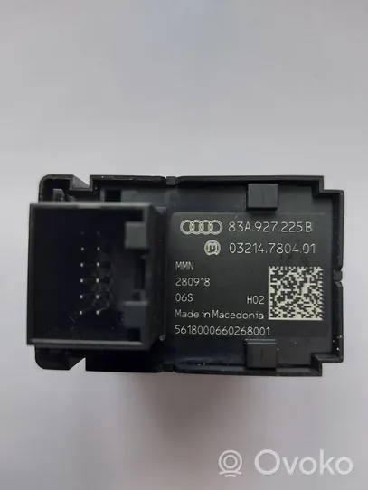 Audi A1 Interruptor del freno de mano/estacionamiento 83A927225B