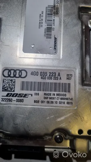 Audi A7 S7 4G Äänentoistojärjestelmäsarja 4G8035298A