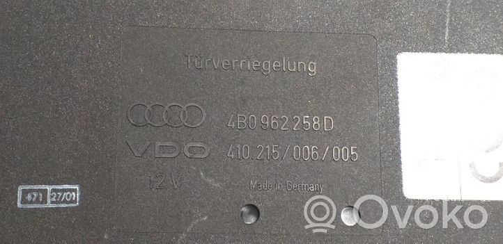 Audi A6 S6 C5 4B Module confort 4B0962258D