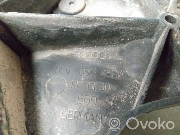 Audi A4 S4 B7 8E 8H Staffa di rinforzo montaggio del paraurti posteriore 8E9807453A