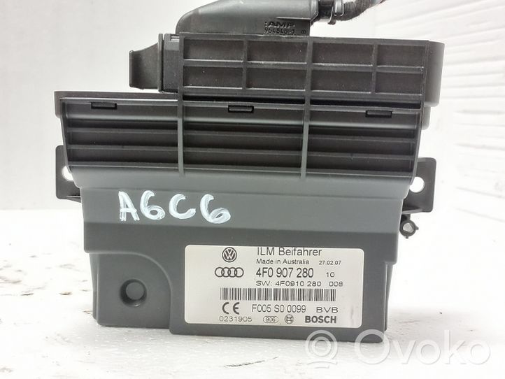 Audi A6 S6 C6 4F Module de contrôle carrosserie centrale 4F0907280