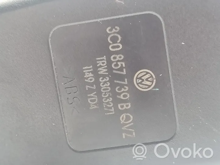 Volkswagen PASSAT B6 Boucle de ceinture de sécurité arrière centrale 3C0857739B