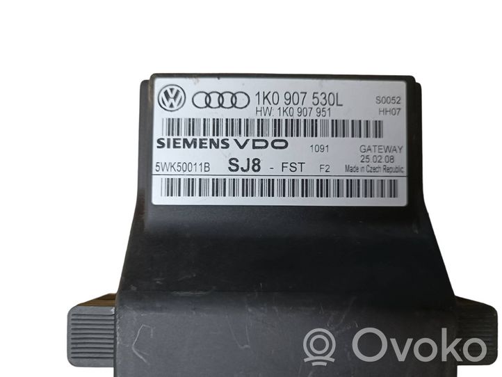 Volkswagen Eos Moduł sterowania Gateway 1K0907530L