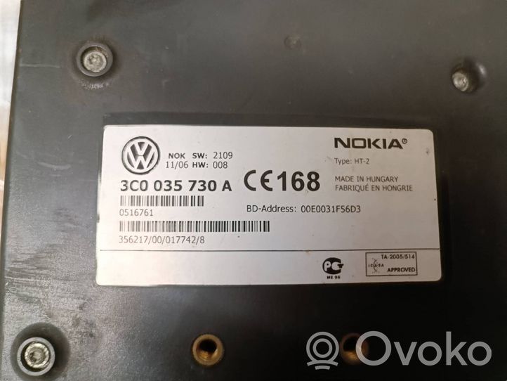 Volkswagen PASSAT B6 Module unité de contrôle Bluetooth 3C0035730A