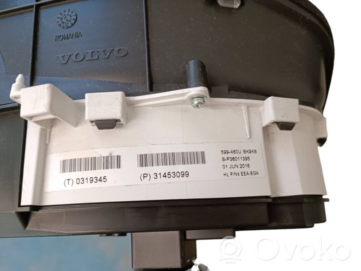 Volvo V60 Tachimetro (quadro strumenti) P31453099