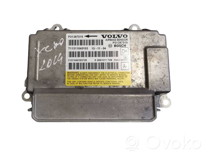 Volvo XC70 Gaisa spilvenu vadības bloks P31387019