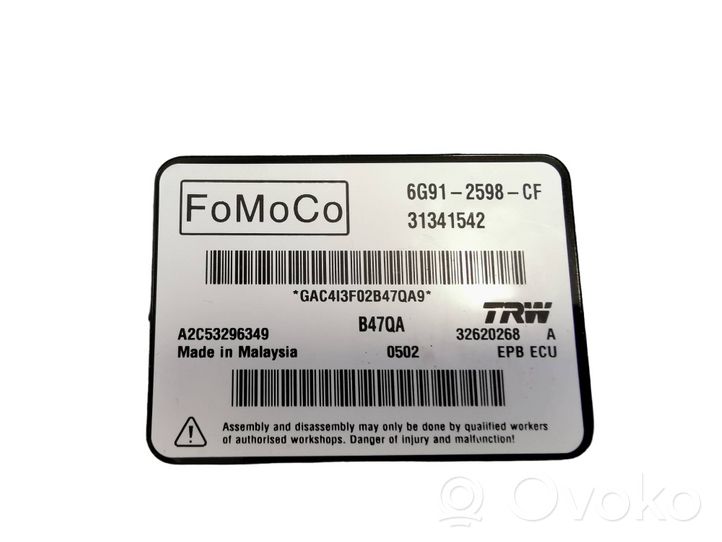 Volvo V60 Modulo di controllo del freno a mano 6G912598CF