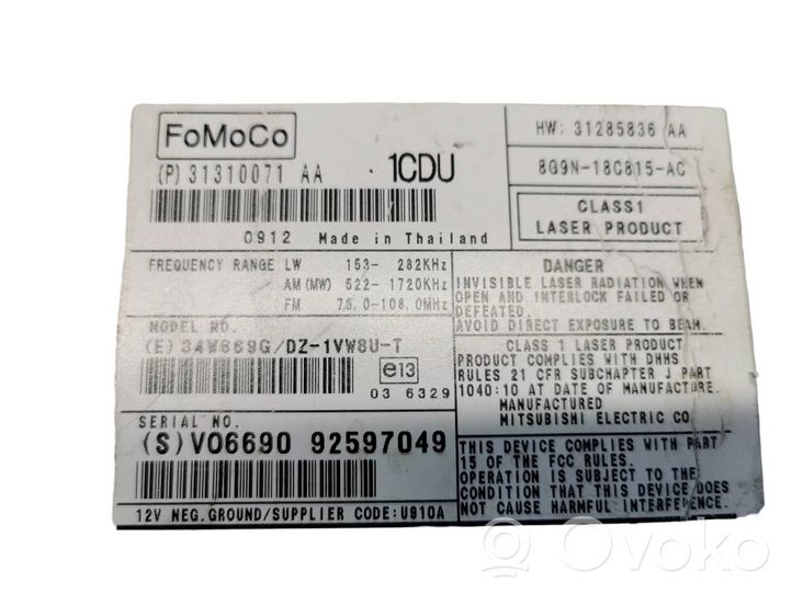 Volvo XC60 Panel / Radioodtwarzacz CD/DVD/GPS P31310071AA