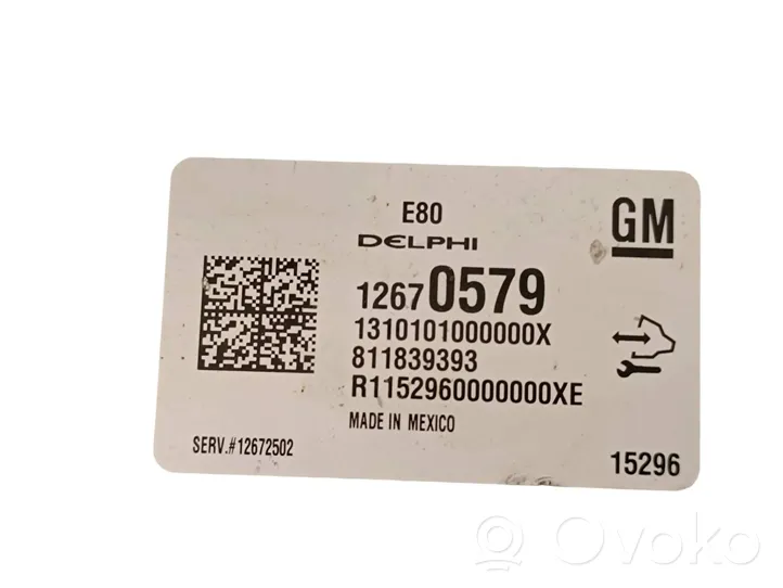 Opel Astra K Sterownik / Moduł ECU 12670579