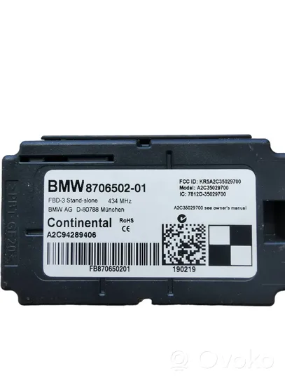 BMW i3 Oven keskuslukituksen ohjausyksikön moduuli A2C94289406