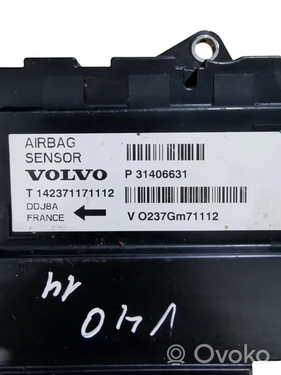 Volvo V40 Turvatyynyn ohjainlaite/moduuli 31406631