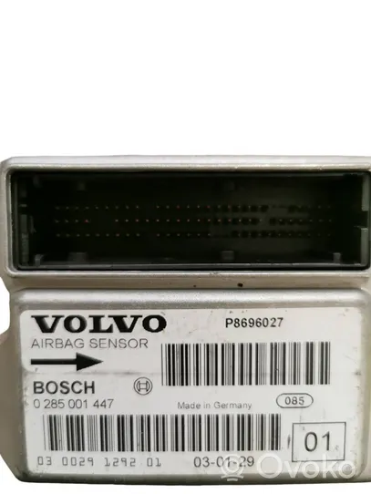 Volvo XC90 Turvatyynyn ohjainlaite/moduuli P8696027