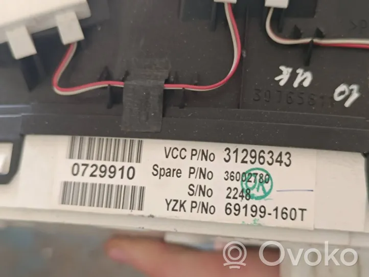 Volvo XC90 Spidometras (prietaisų skydelis) 31296343