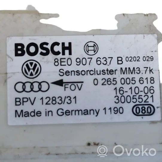 Audi A6 S6 C6 4F Sensore di imbardata accelerazione ESP 8E0907637B