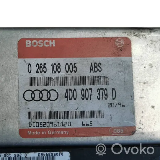 Audi A4 S4 B5 8D Centralina/modulo del motore 4D0907379D