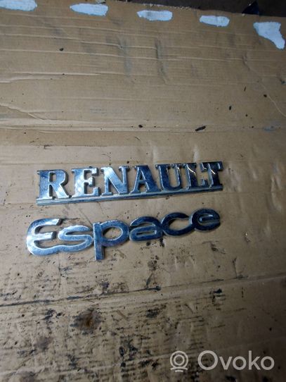 Renault Espace III Gamintojo ženkliukas/ modelio raidės 