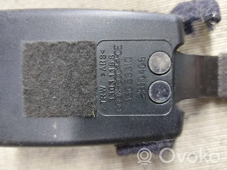 Ford Galaxy Middle seatbelt buckle (rear) 6g9n60044ce