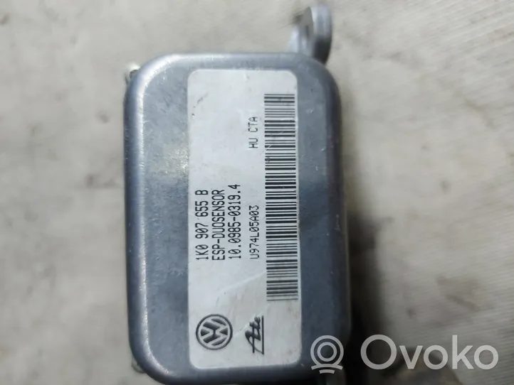 Volkswagen Touran I ESP acceleration yaw rate sensor 1K0907655B