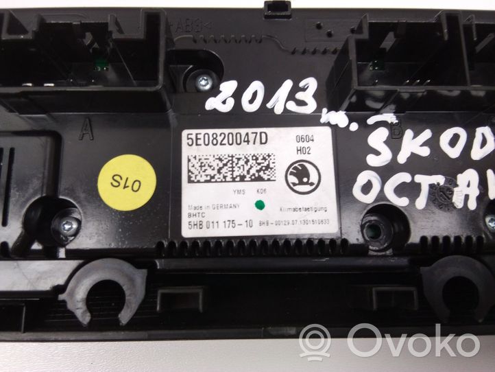Skoda Octavia Mk3 (5E) Przełącznik / Włącznik nawiewu dmuchawy 5E0820047D