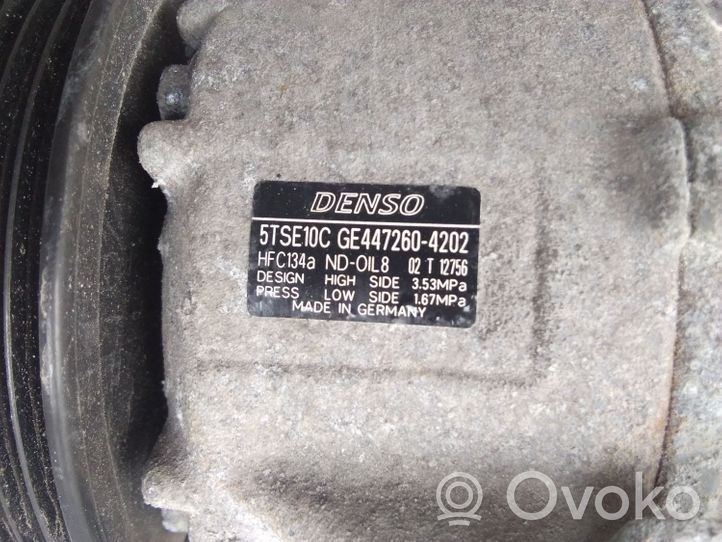 Toyota Yaris Kompresor / Sprężarka klimatyzacji A/C GE4472604202